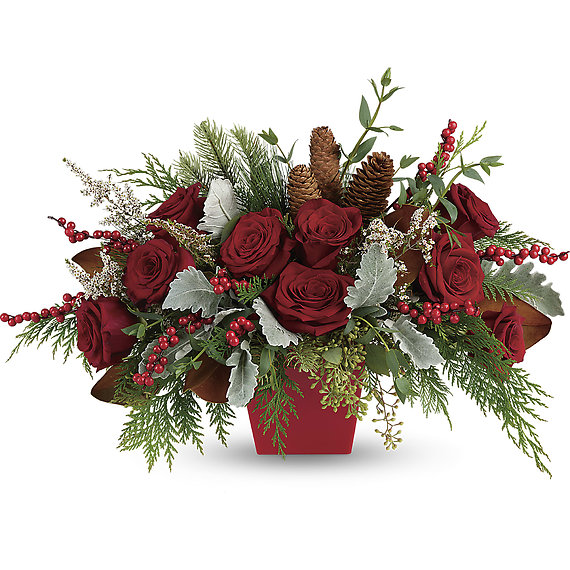 Winter Blooms Centerpiece